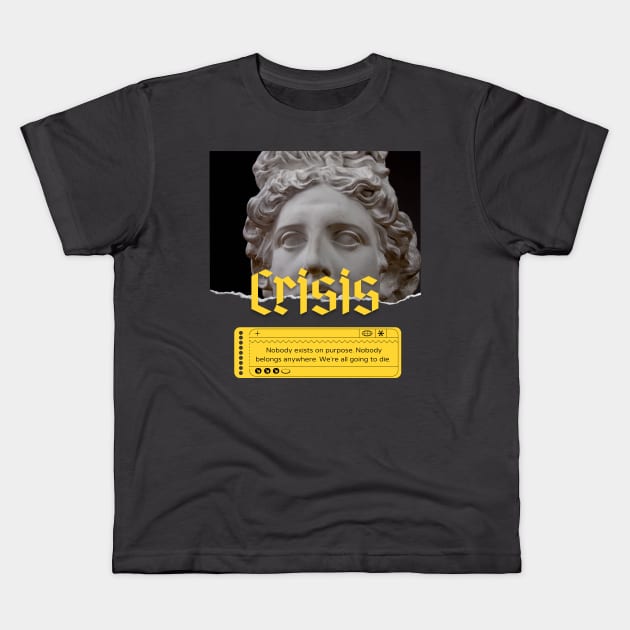 Existential Crisis Kids T-Shirt by Akima Designs